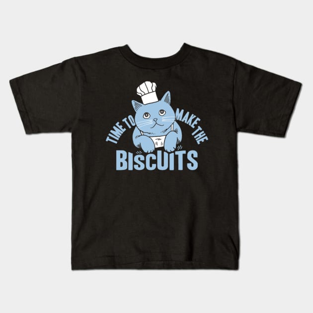 Cat chef Kids T-Shirt by joshsmith